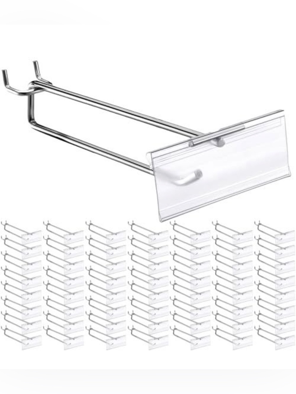 Meral Scan Hooks With Label Holder